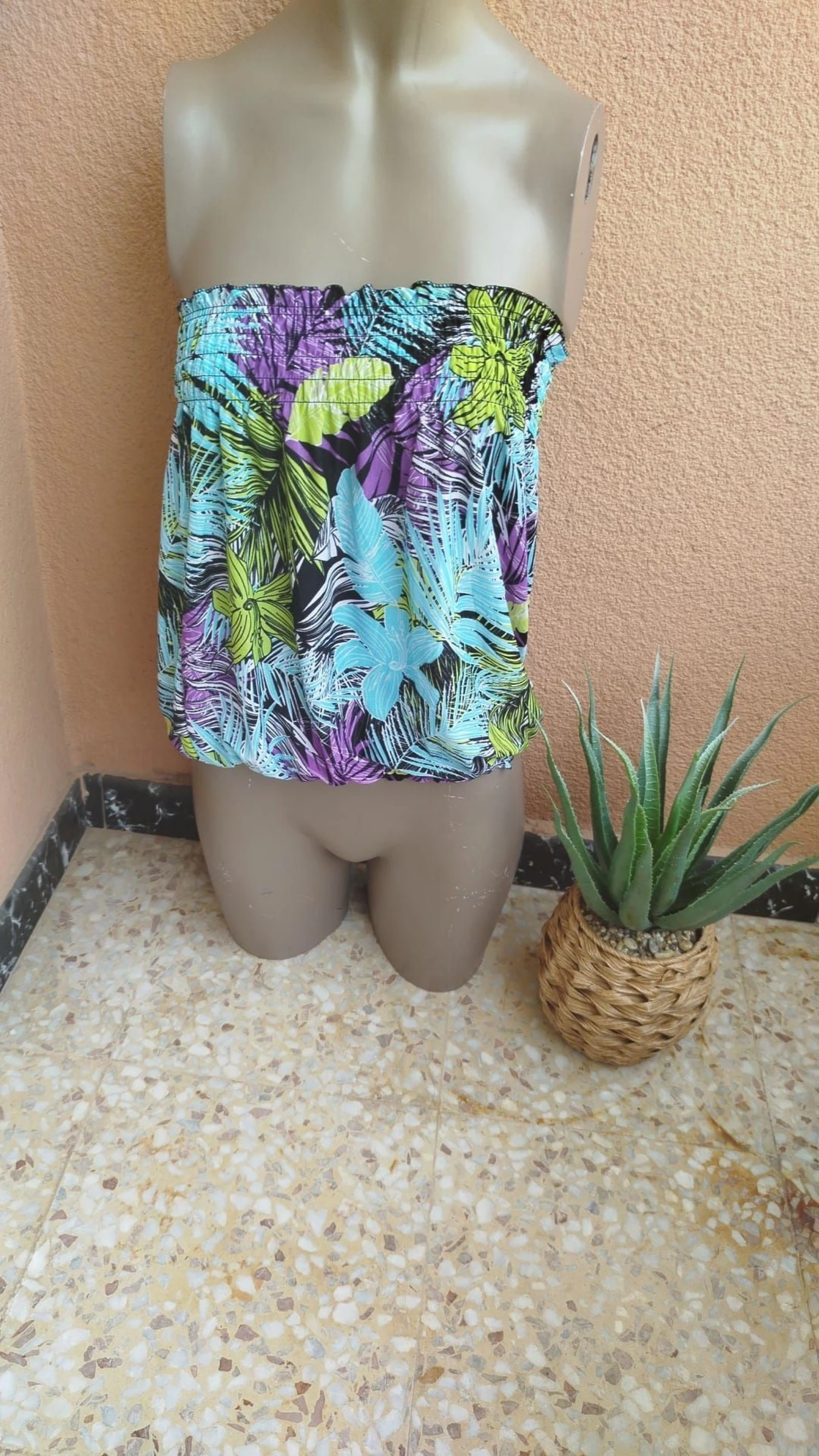Top palabra de honor floreado talla única  ale - hop 🍉 – photo 4